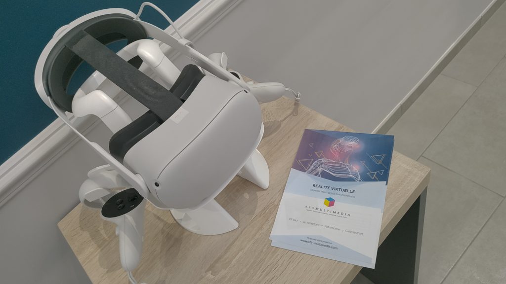 Casque de réalité virtuelle à Marvejols, dispositif VR.